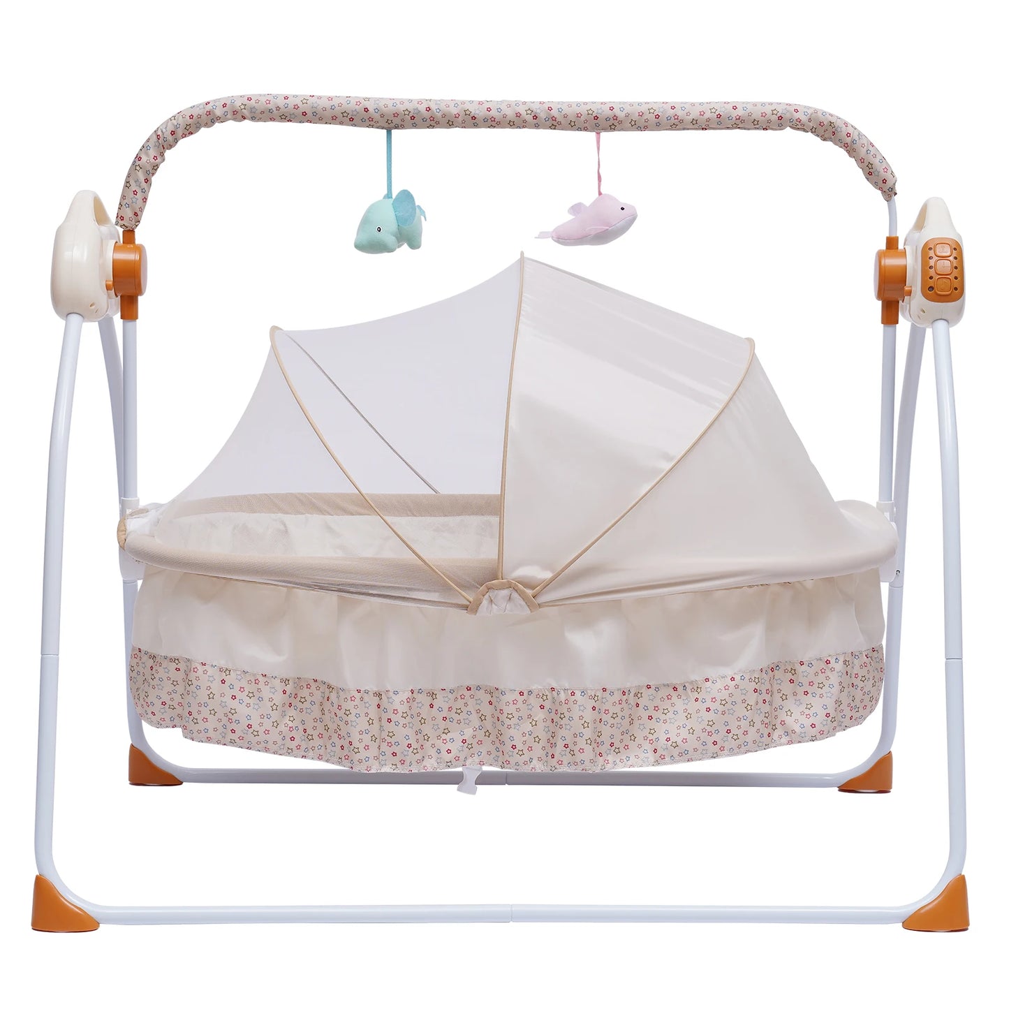 Electric Baby Cradle Auto Swing Rocker Bluetooth Music