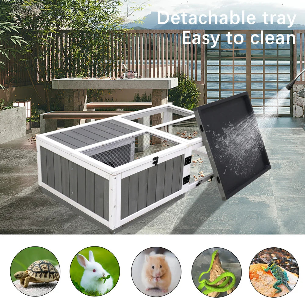 43 Inch Waterproof Activity Tray for Small Animals