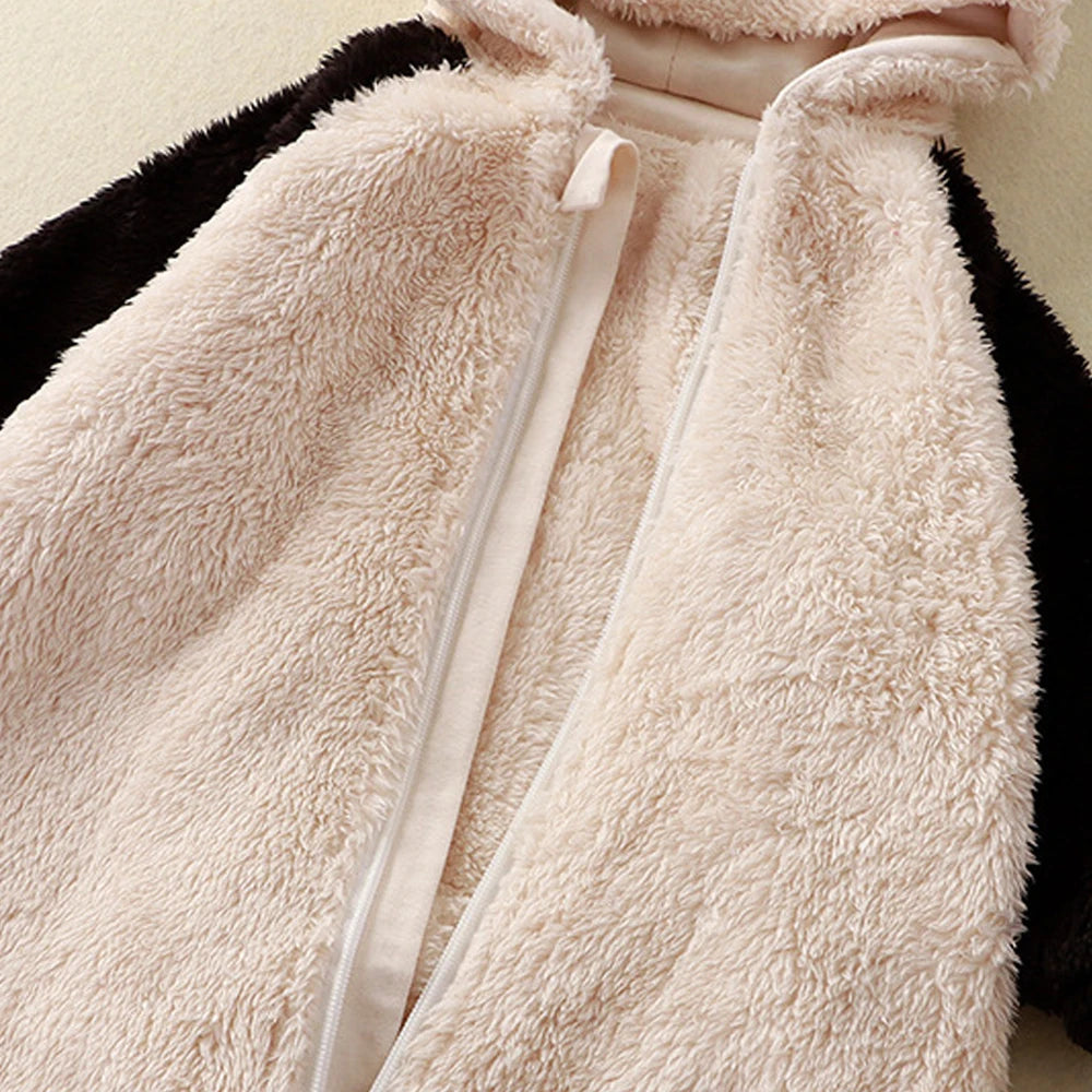 Newborn Panda Hooded Romper Jumpsuit Unisex Baby Clothes