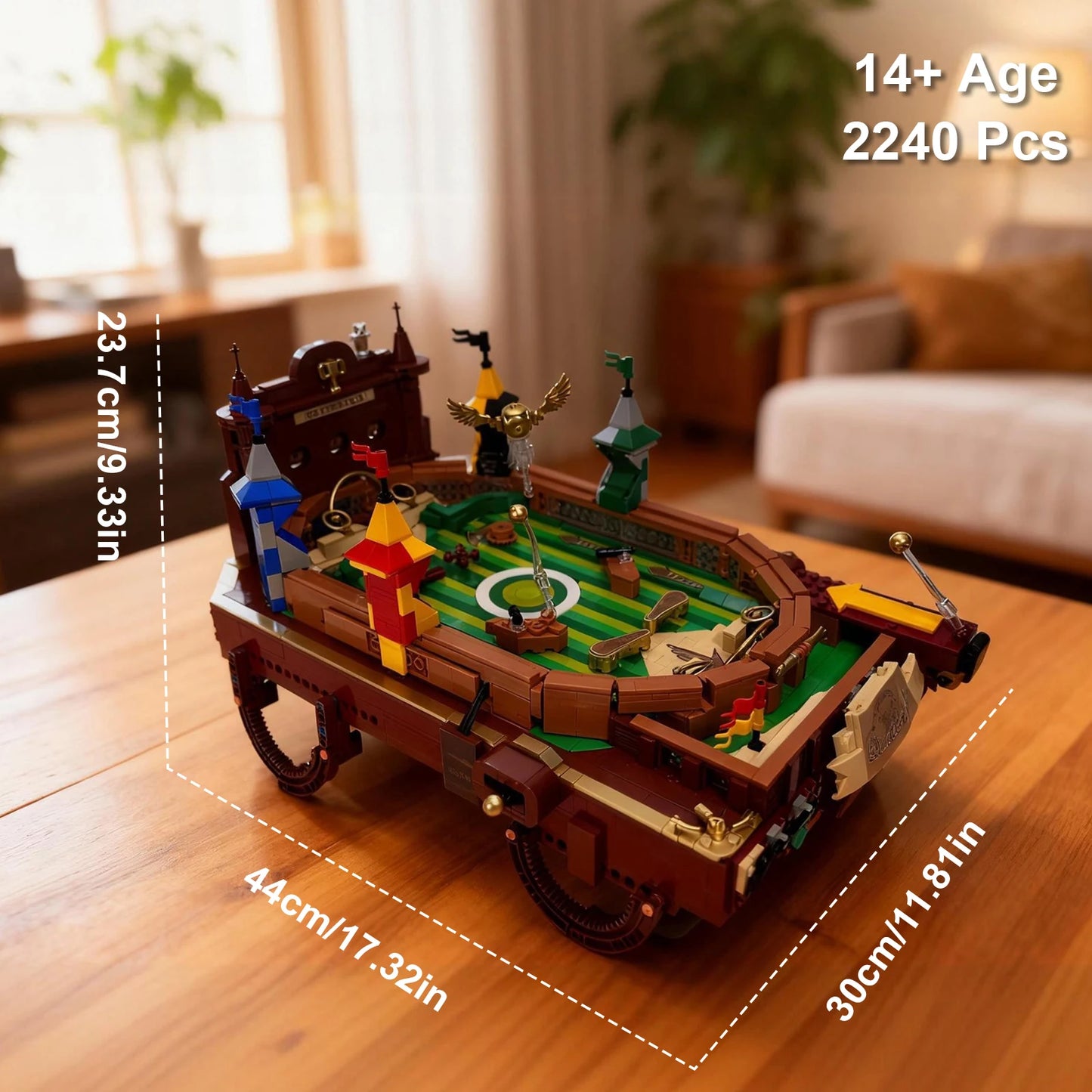 Barweer Pinball Machine Building Blocks With Motor Toy Gift