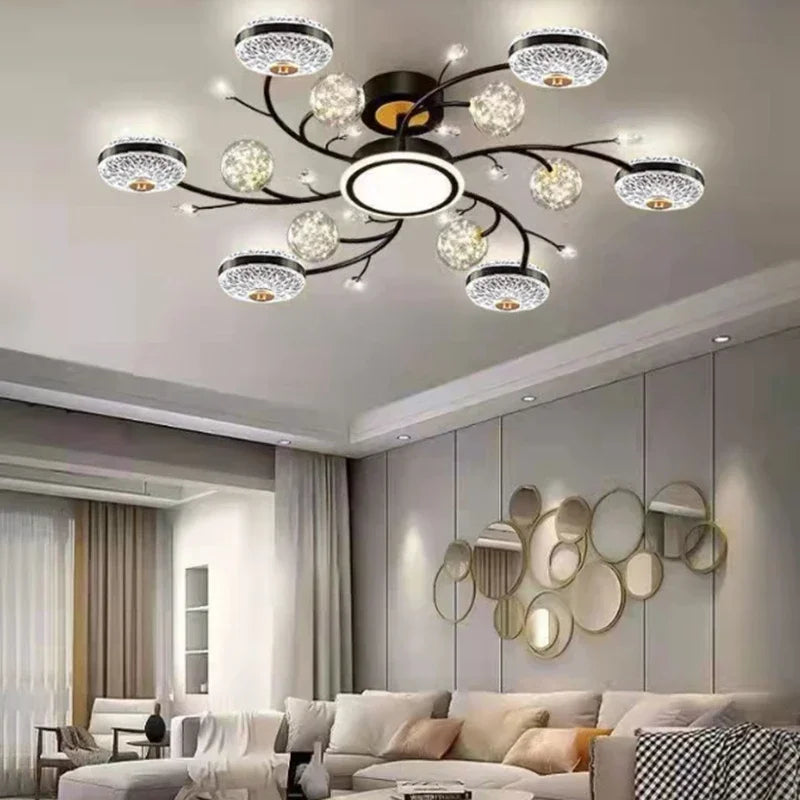 Crystal Modern Ceiling Light LED Pendant For Living Room