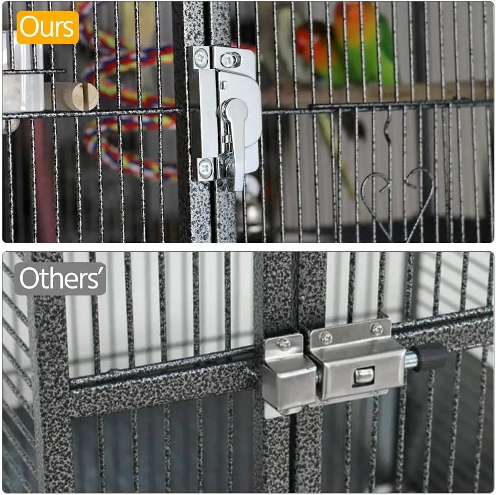 Durable Iron Bird Cage For Parrots And Small Birds Heavy Duty