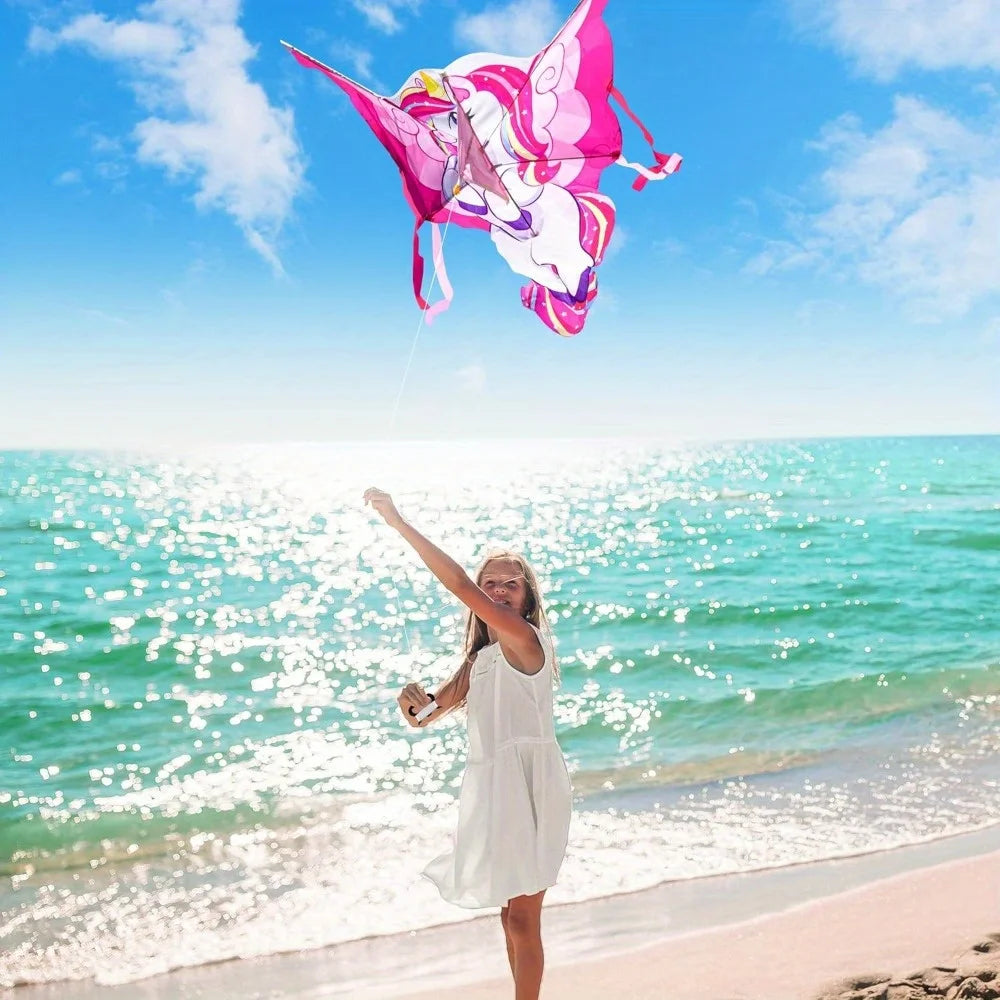 Giant Unicorn Kite For Kids And Adults Easy To Fly