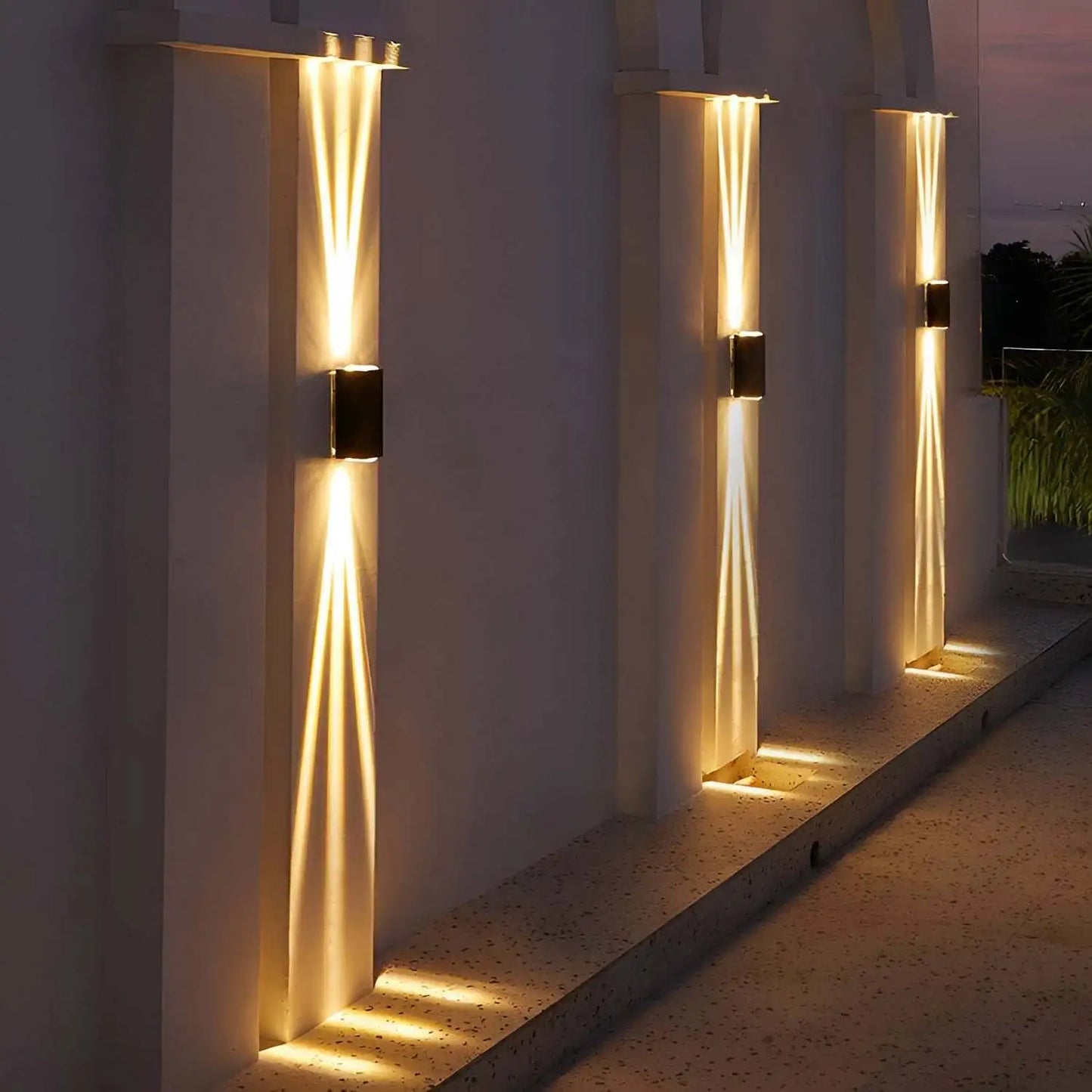 LED Up And Down Wall Lamp Alum Anti Rust Outdoor 10W 3000K