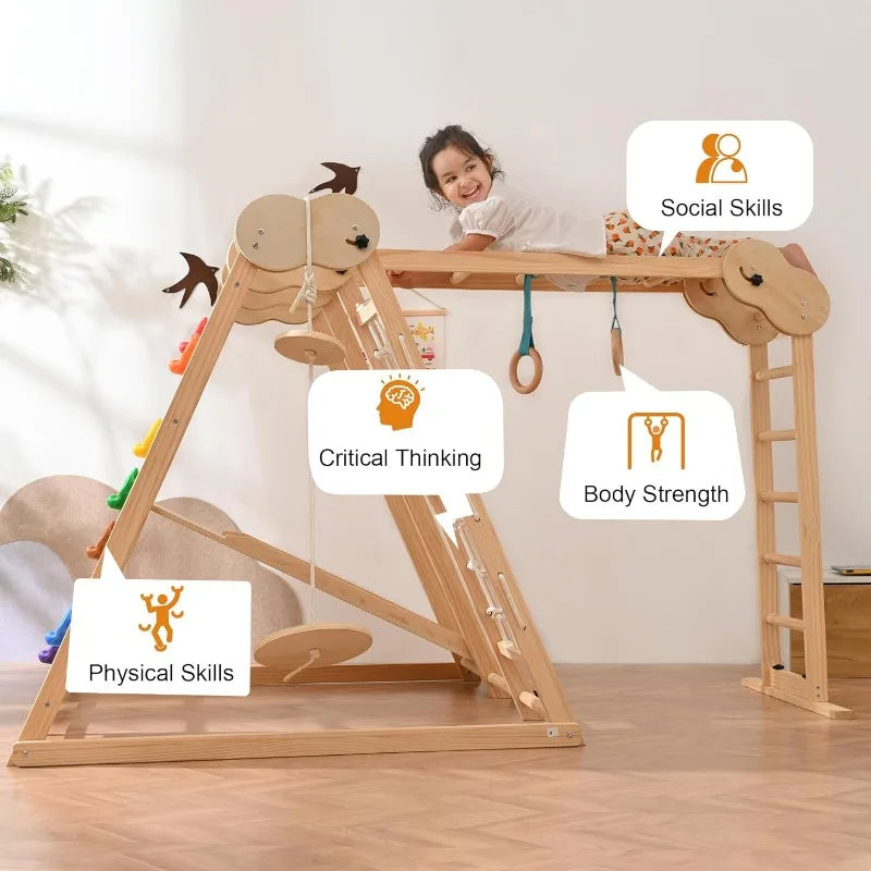 Indoor Playground Jungle Gym for Kids Ages 1 to 6