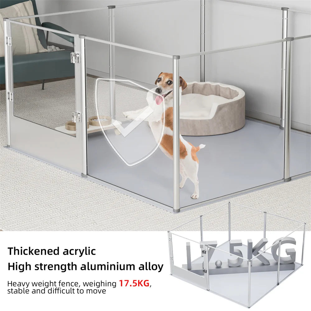 Extra Large Dog Playpen Acrylic Enclosure for Pets