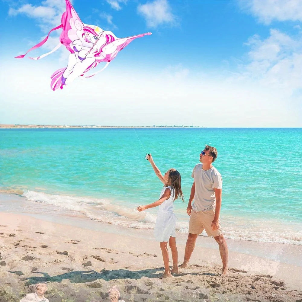 Giant Unicorn Kite For Kids And Adults Easy To Fly