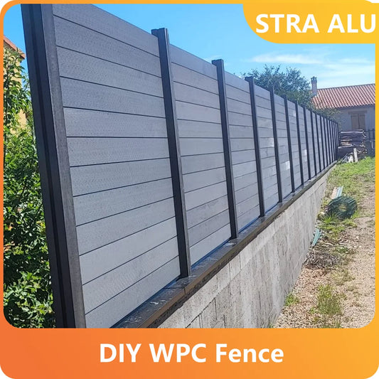 Privacy WPC Fence Panel All Weather UV Termite Proof