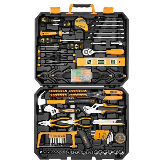 DEKODIY 228Pcs Socket Wrench Auto Repair Tool Kit Set