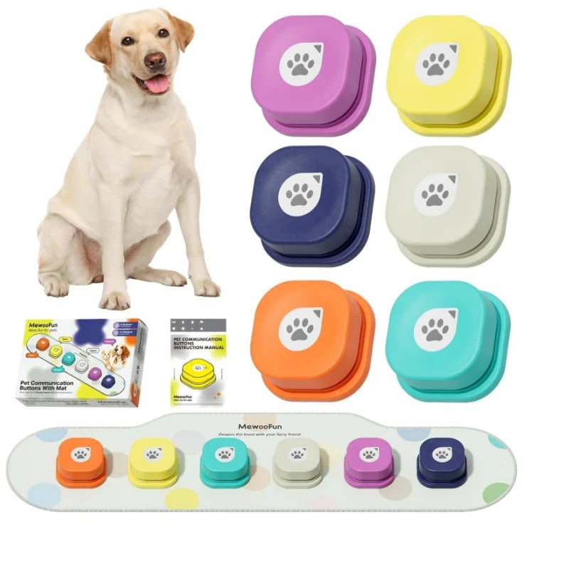 Mewoofun Recordable Dog Communication Buttons Set