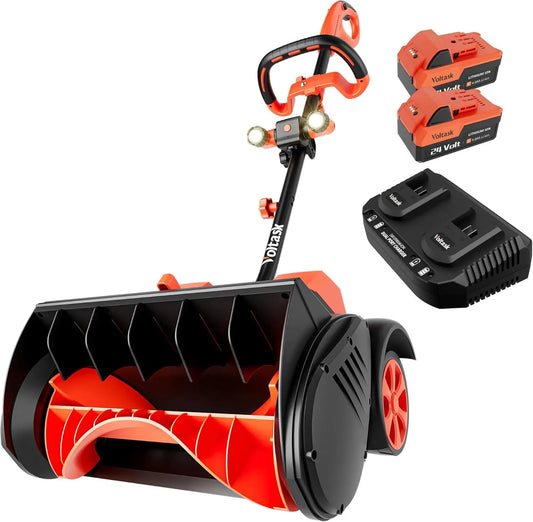 Cordless Snow Shovel 48V 16 Inch Brushless With LED Lights