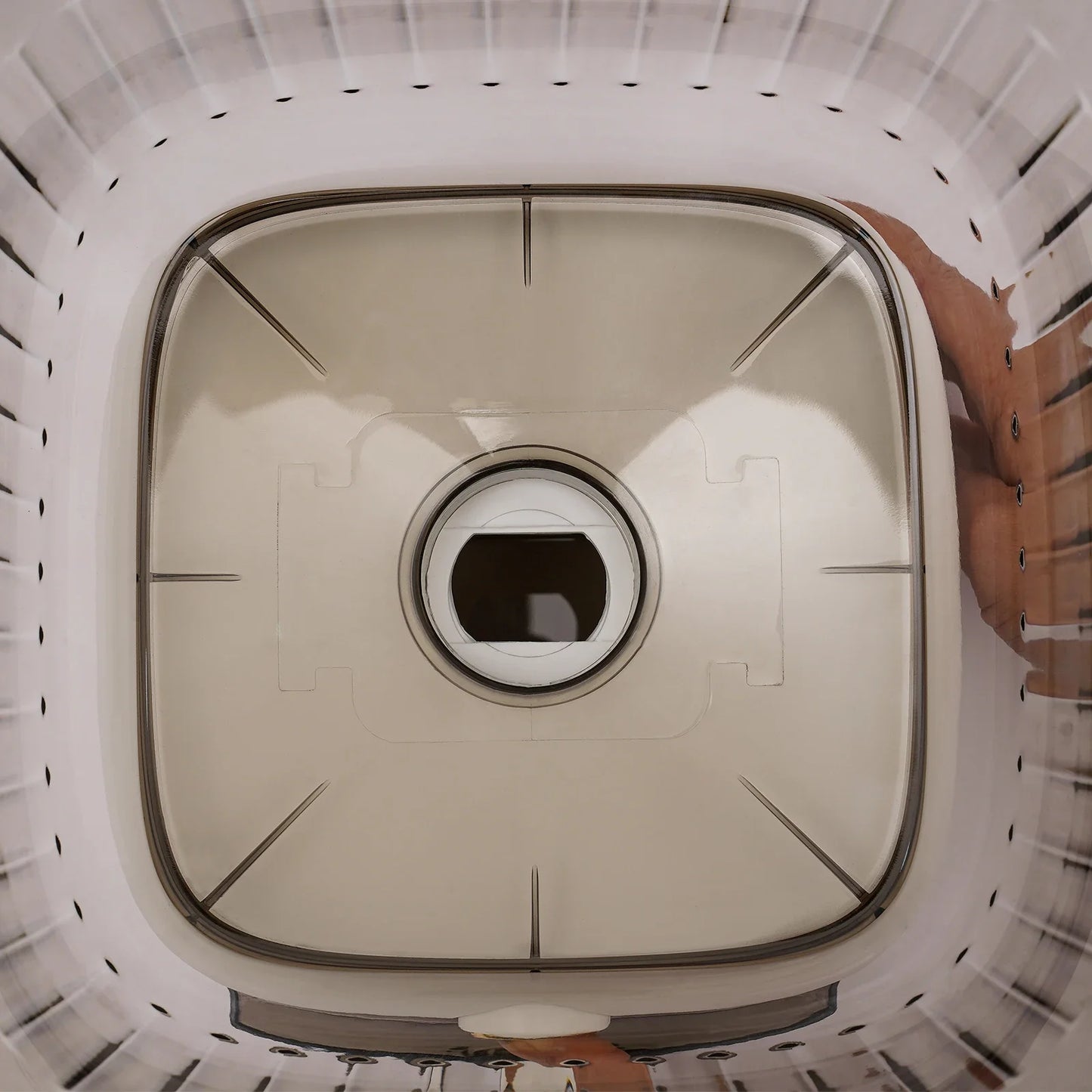 Hign-concerned Rice Dispenser Sealed Grain Storage Container Kitchen Organizer